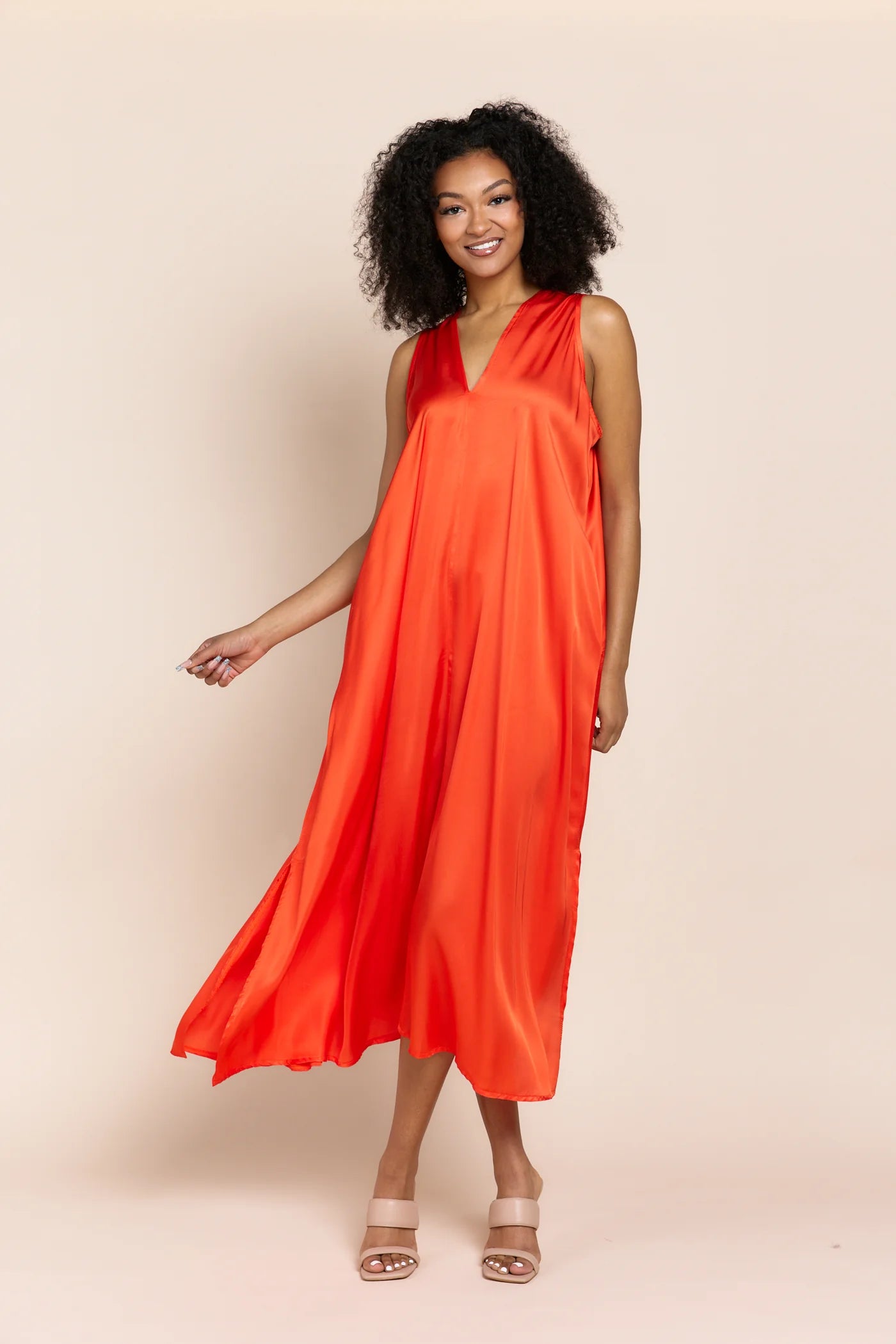 Tangerine Maxi Dress