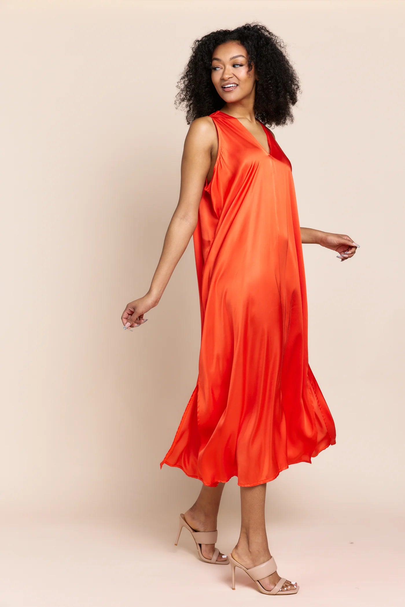 Tangerine Maxi Dress