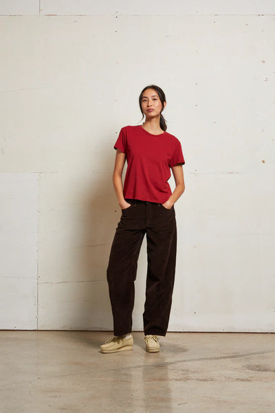 Harley Boxy Crew Tee- Maple