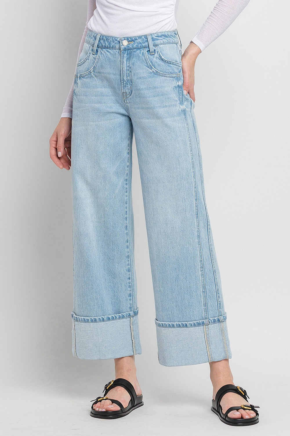 Kris Baggy Wide Jeans - Streamlined