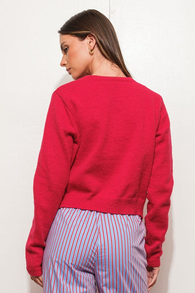 Lani Red Cardigan