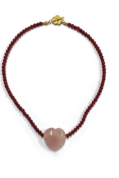 Beaded Heart Necklace