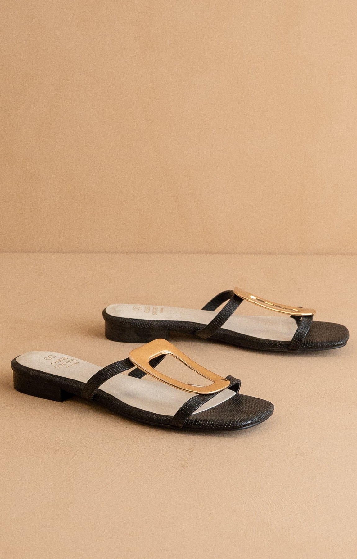 The Amiyah - Statement Buckle Sandals