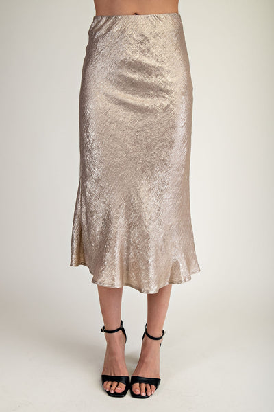 Gallow Gold Midi Skirt