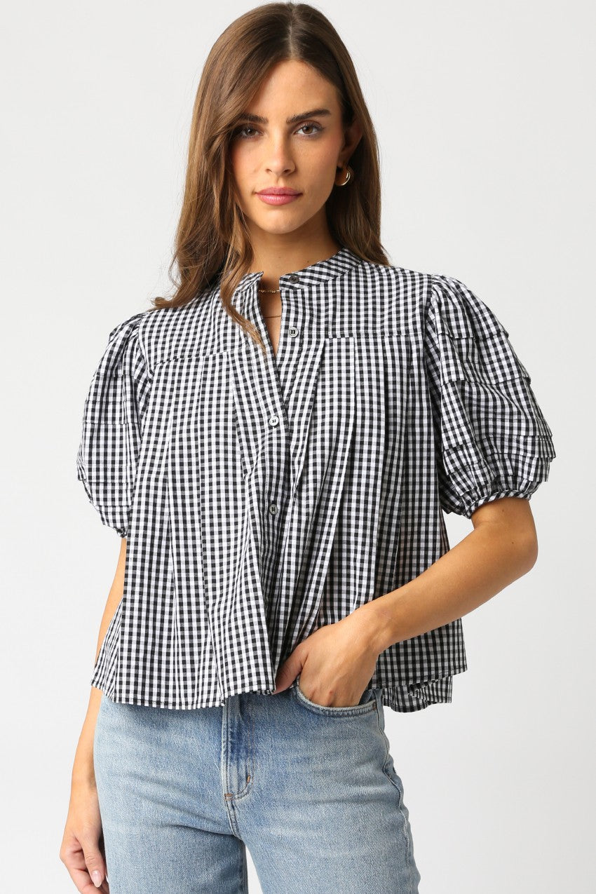 Harlow  Gingham Top