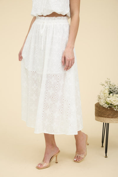Mary Eyelet Skirt