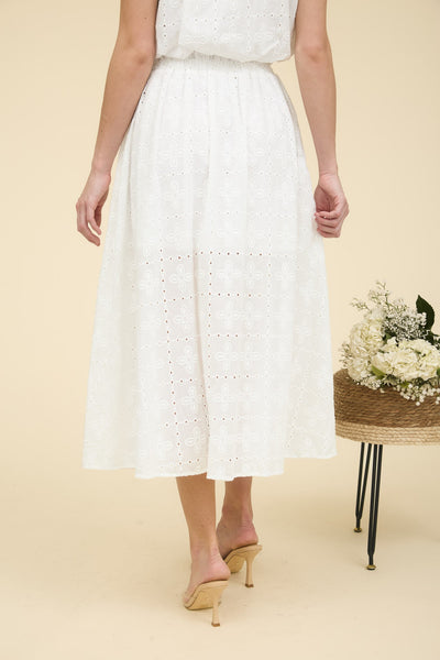 Mary Eyelet Skirt