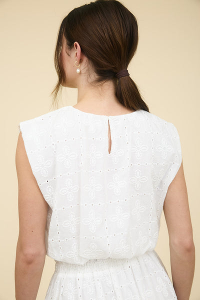 Mary Eyelet Top