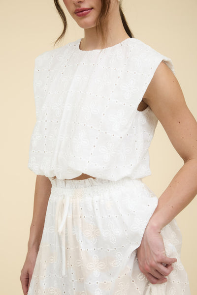 Mary Eyelet Top