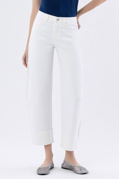 Madison Cropped Barrel Jeans