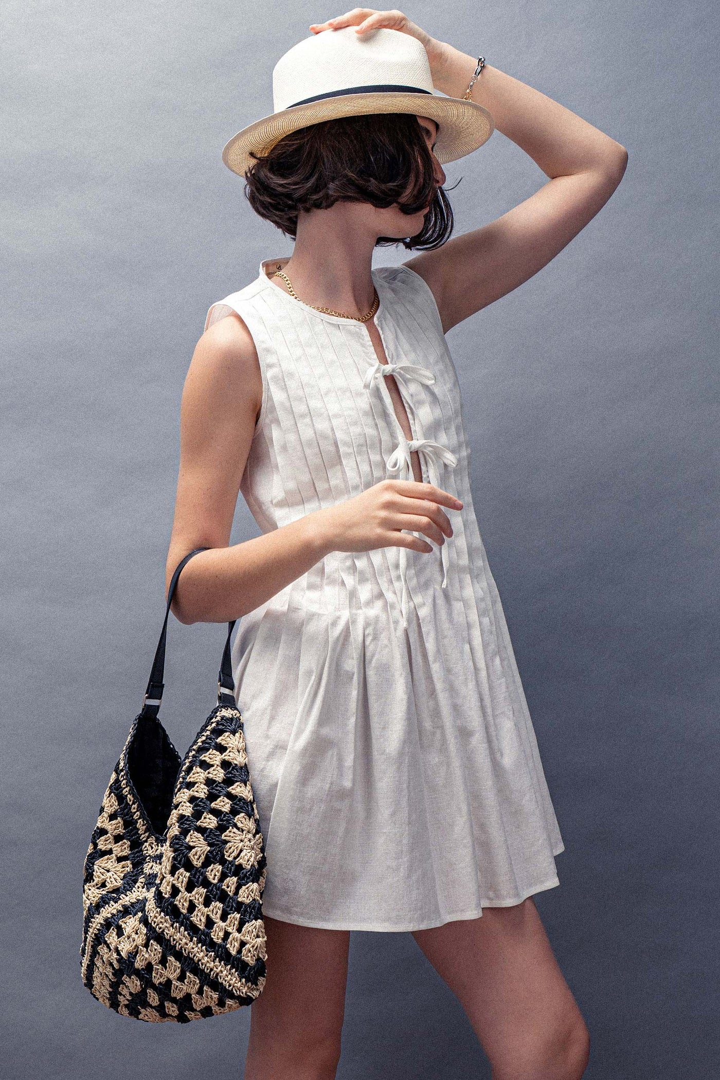 Diamond Hobo Shoulder Bag