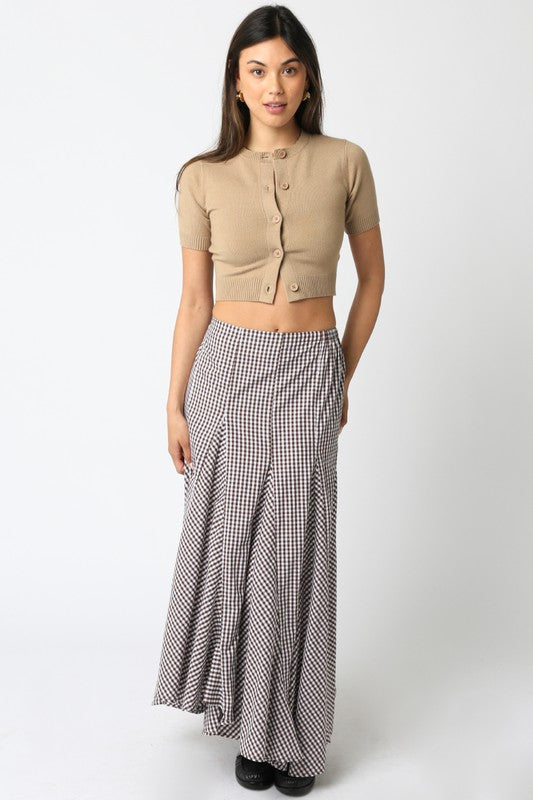 Alex Checkered Skirt