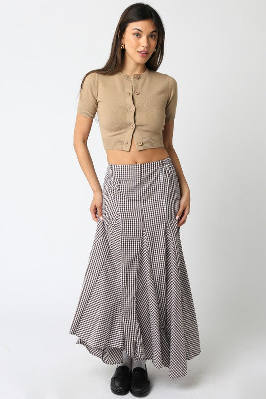 Alex Checkered Skirt