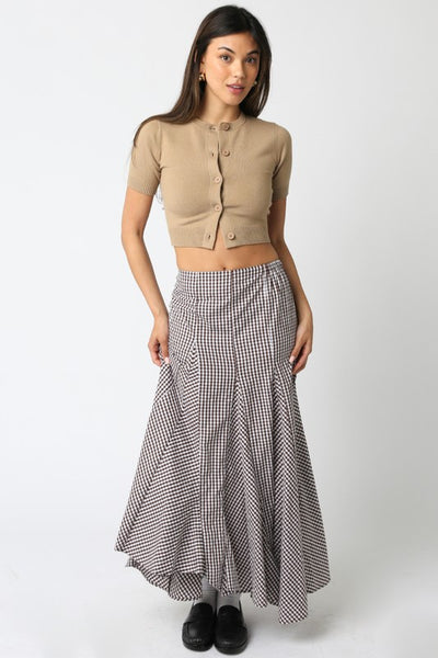 Alex Checkered Skirt