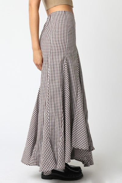 Alex Checkered Skirt