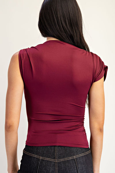 Kylo Metal Top- Wine