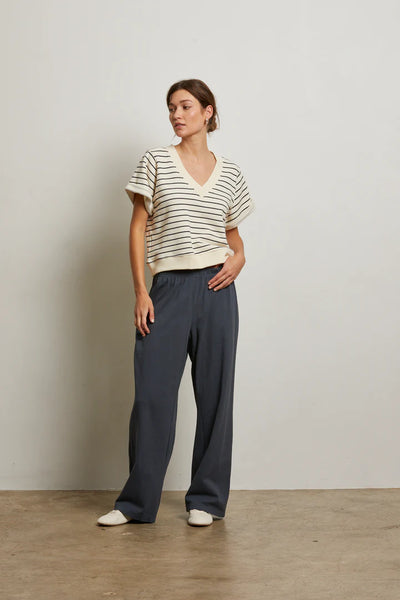 Briggs Crewneck-Night Stripe