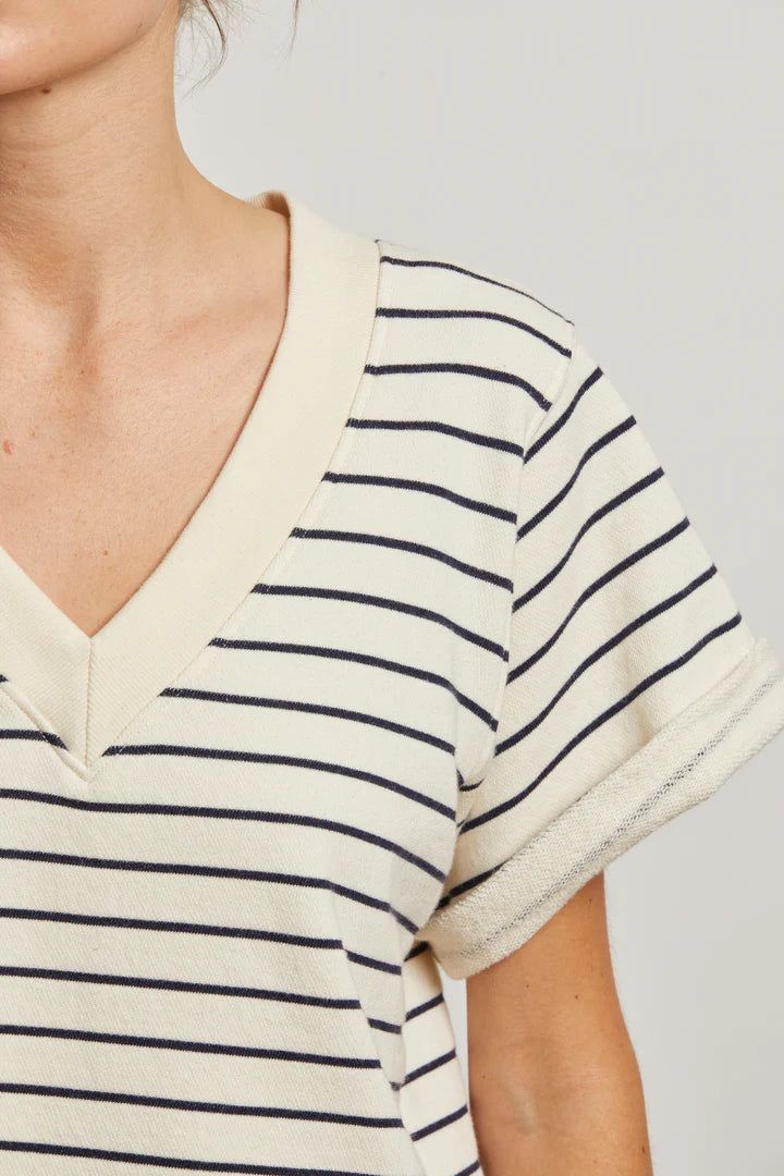 Briggs Crewneck-Night Stripe