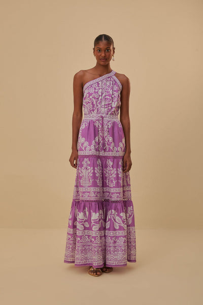 Lilac Garden Maxi Dress