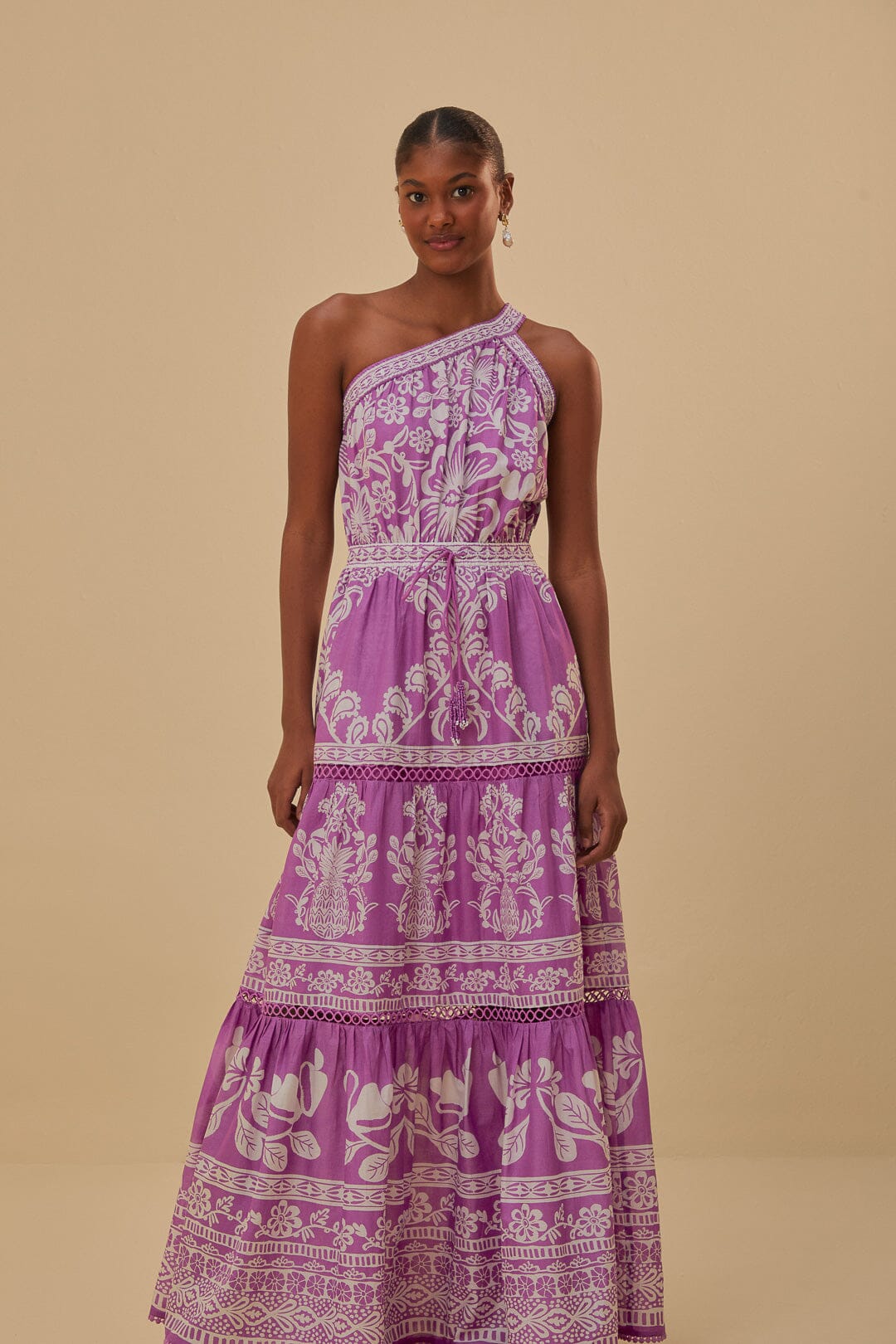 Lilac Garden Maxi Dress