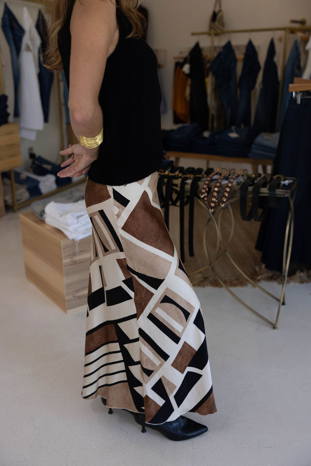 Ellison Geometric Skirt