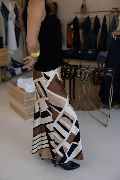 Ellison Geometric Skirt