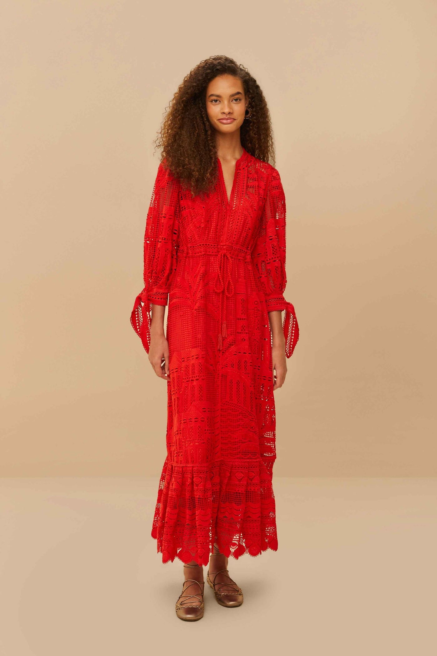 Morada Boa Guipure Maxi Dress Karlee Morada Boa Guipure Maxi Dress Karlee