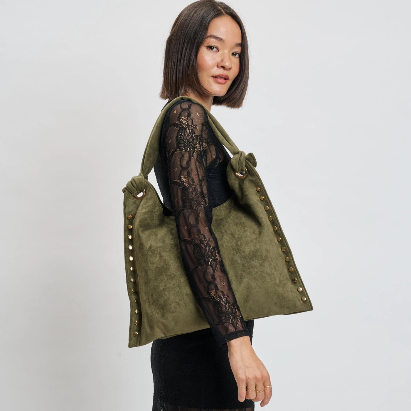 Felicity Hobo Bag- Olive