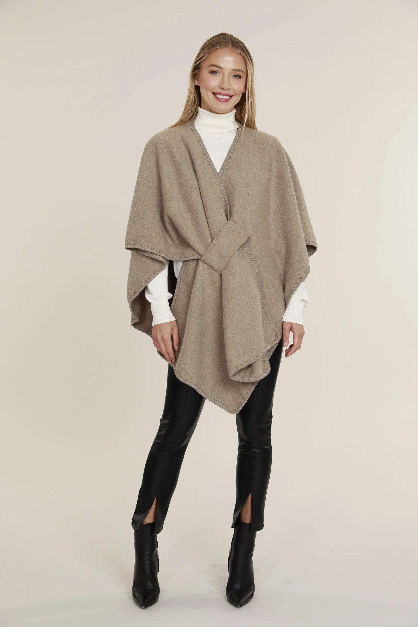 Meredith Shaw Wrap- Taupe