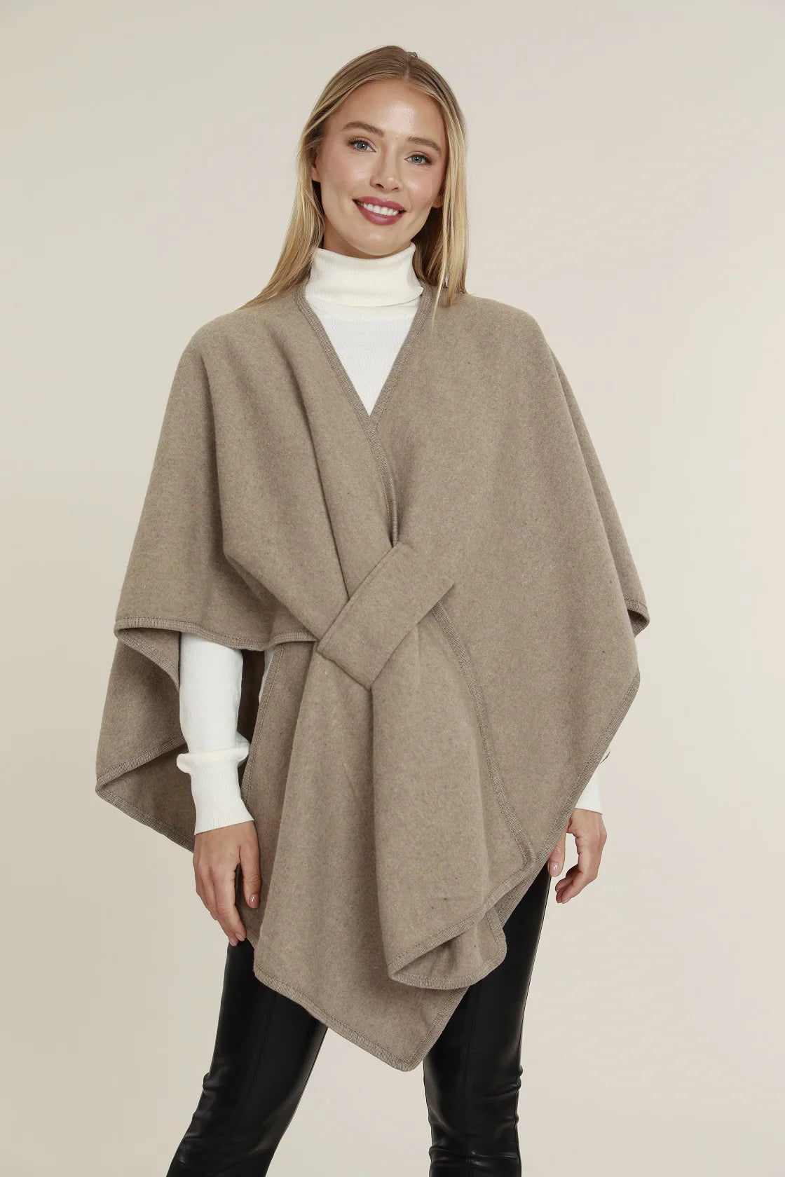 Meredith Shaw Wrap- Taupe