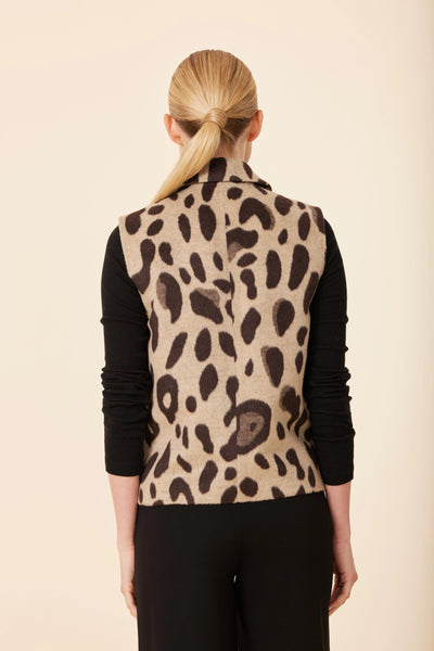 Oscar Leopard Vest