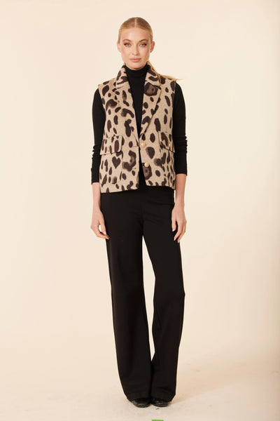Oscar Leopard Vest