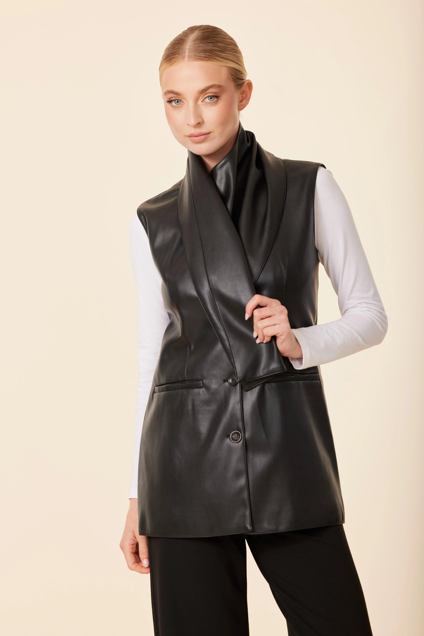 Thea Leather Vest