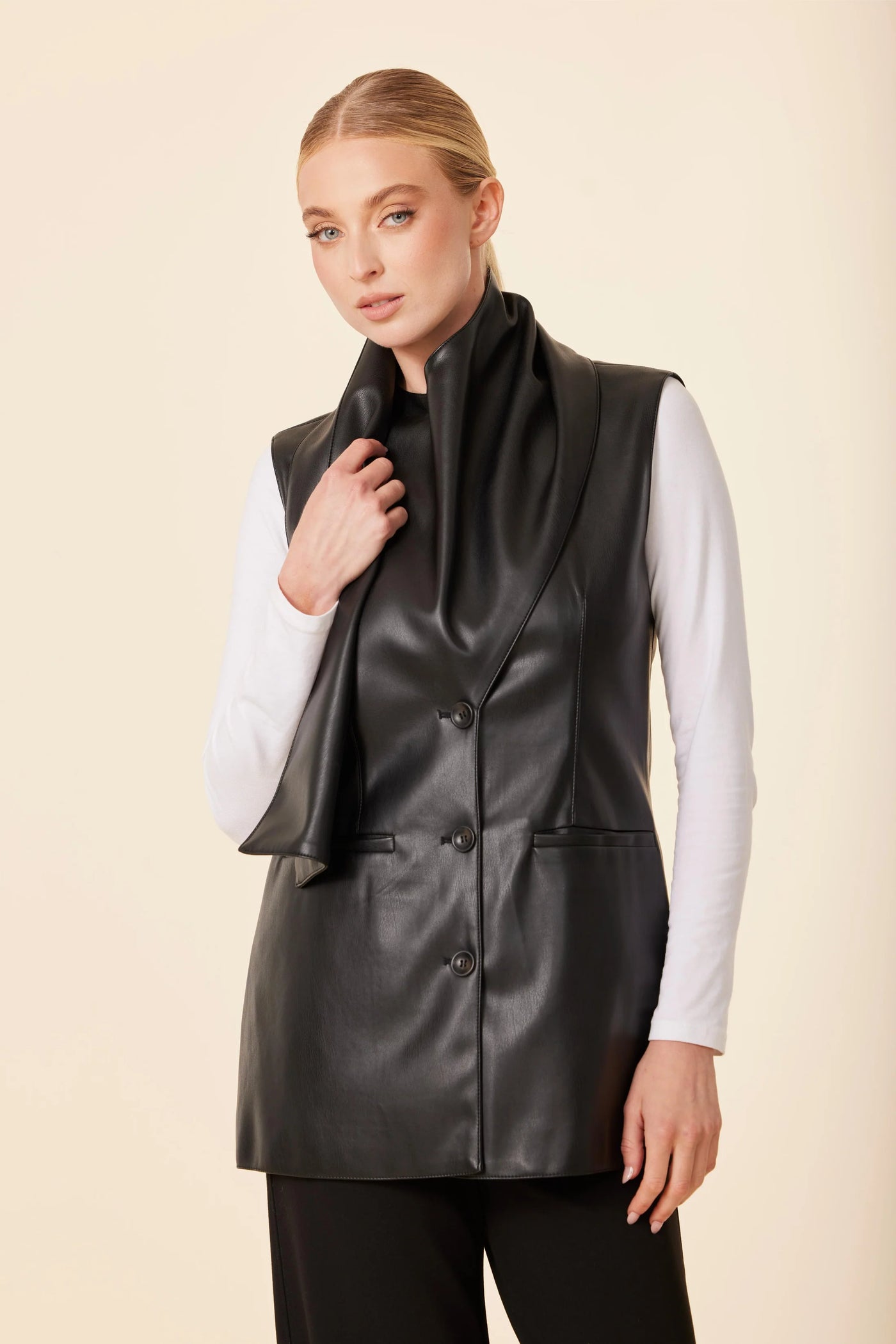 Thea Leather Vest