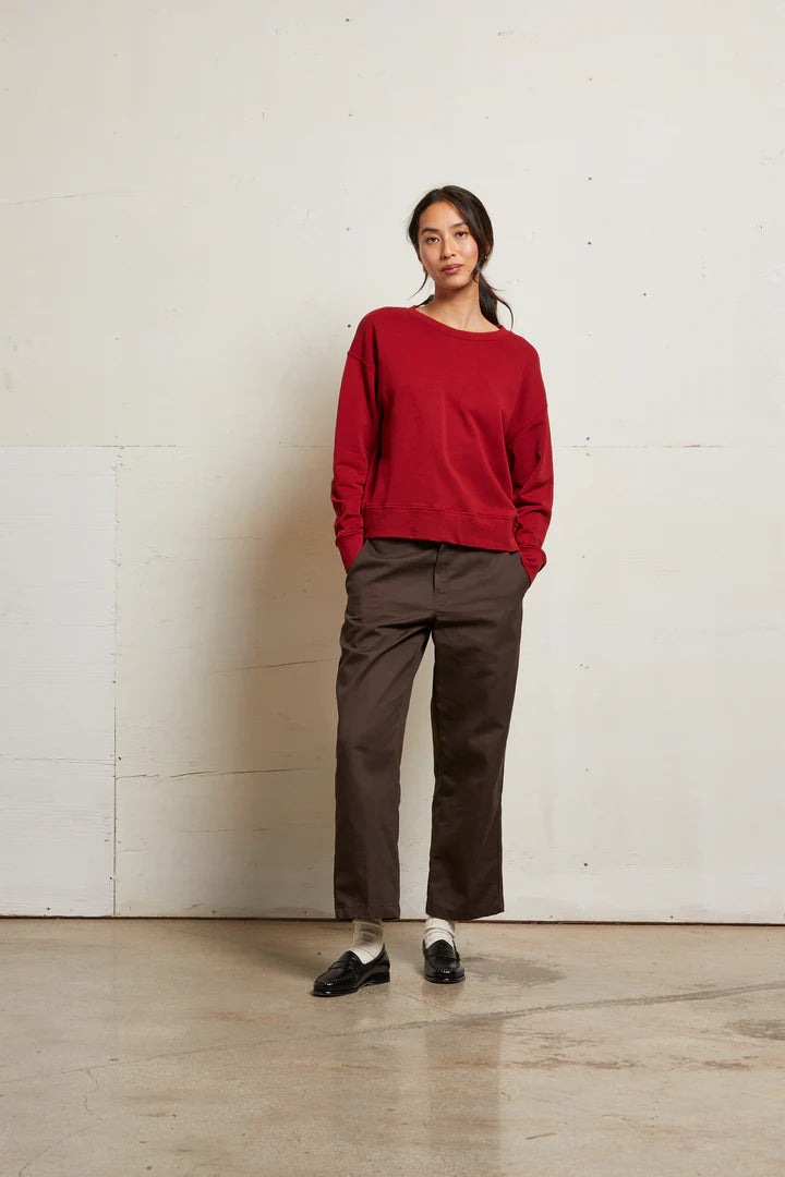 Tyler Terry Pullover- Maple