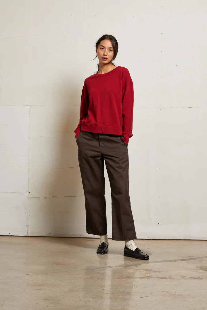 Tyler Terry Pullover- Maple