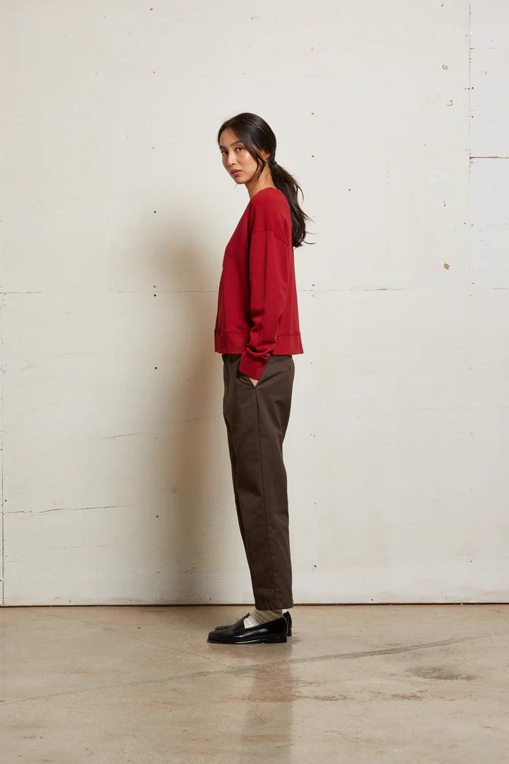 Tyler Terry Pullover- Maple