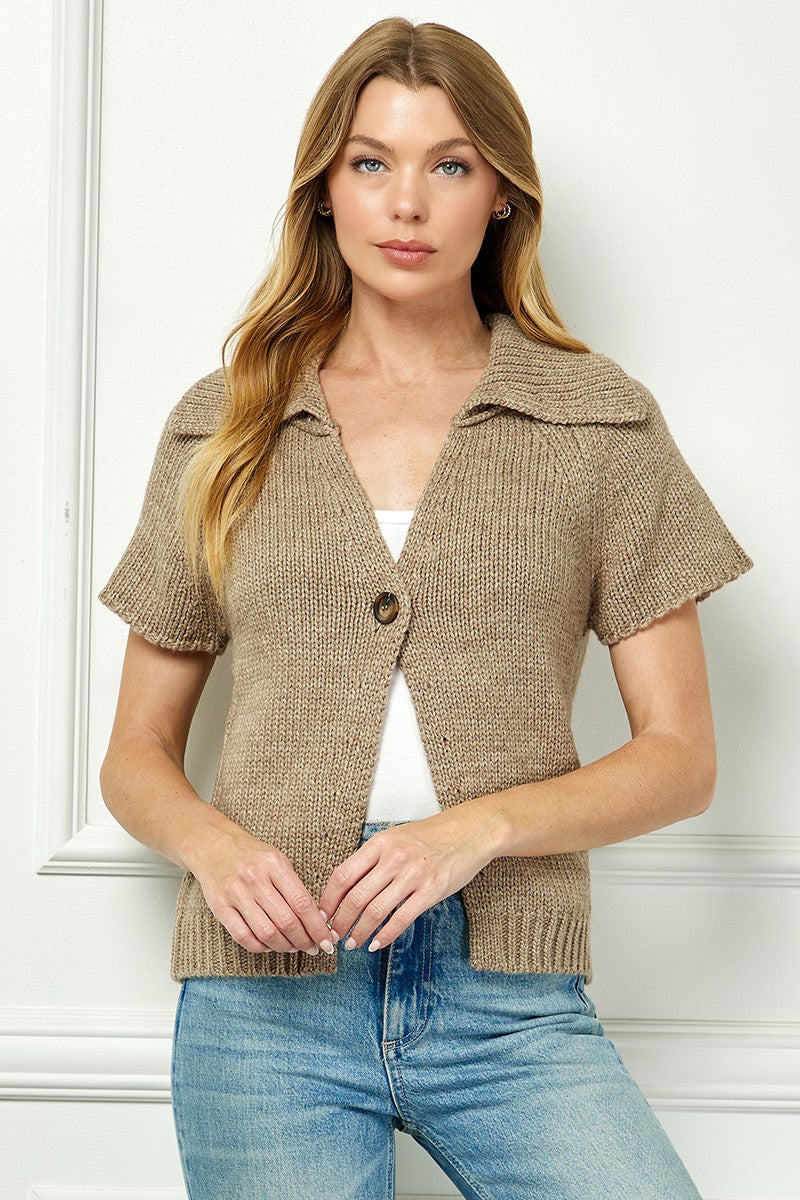 Cecille Cardigan - Mocha