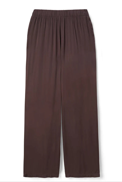 Camile Wide Leg Pant- Cocoa