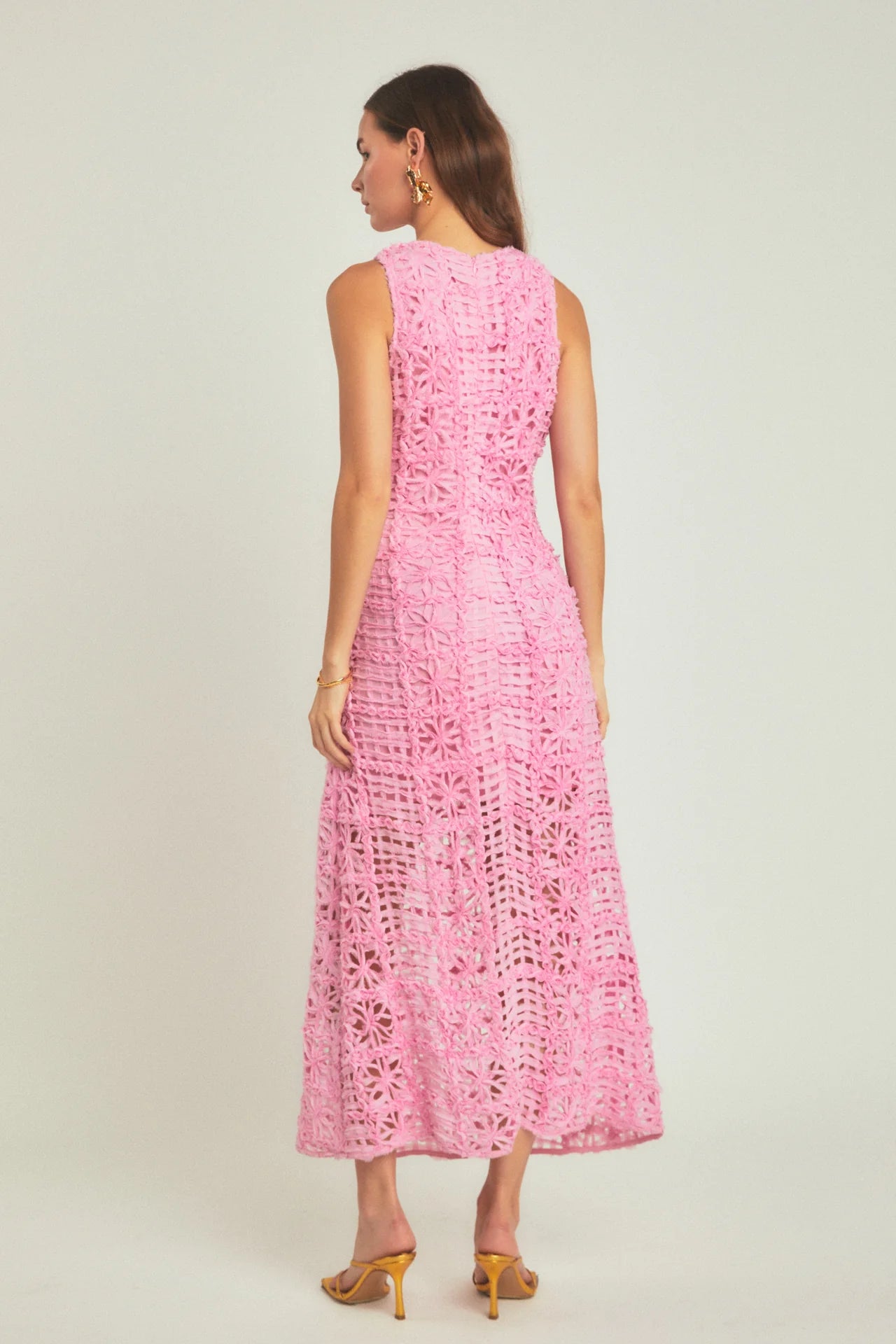 Rosy Maxi Dress