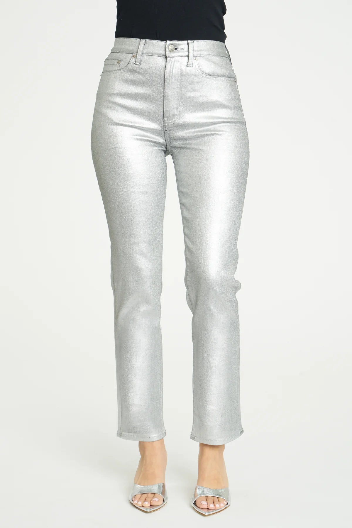 Smarty Pants in Coated Silver