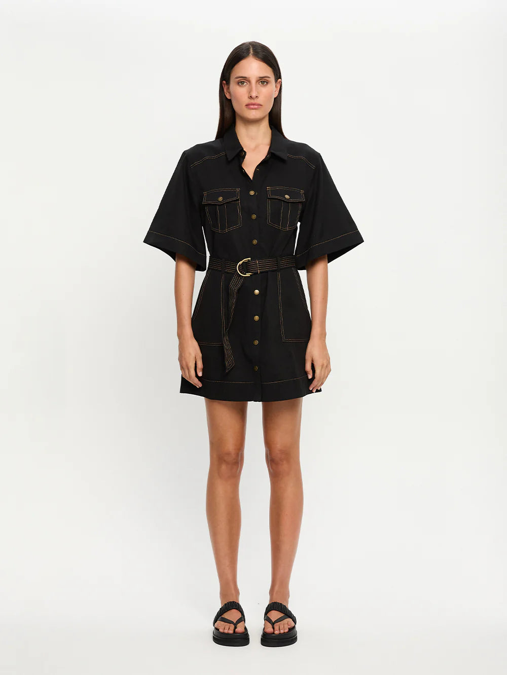 Gianna Mini Dress-Black
