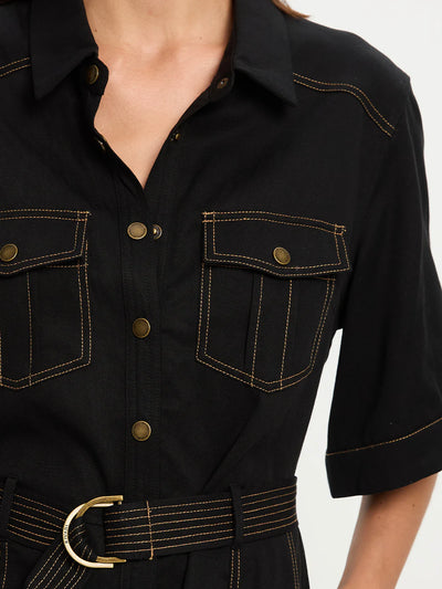 Gianna Mini Dress-Black