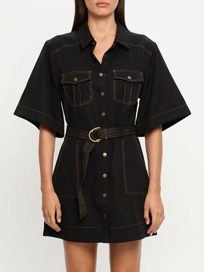 Gianna Mini Dress-Black