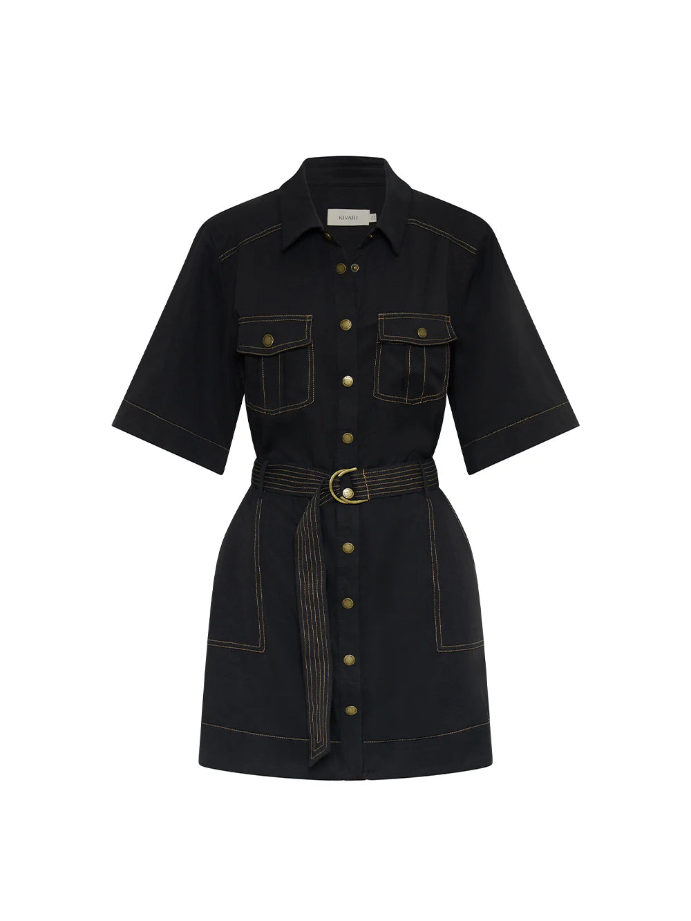 Gianna Mini Dress-Black