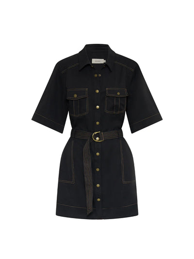 Gianna Mini Dress-Black
