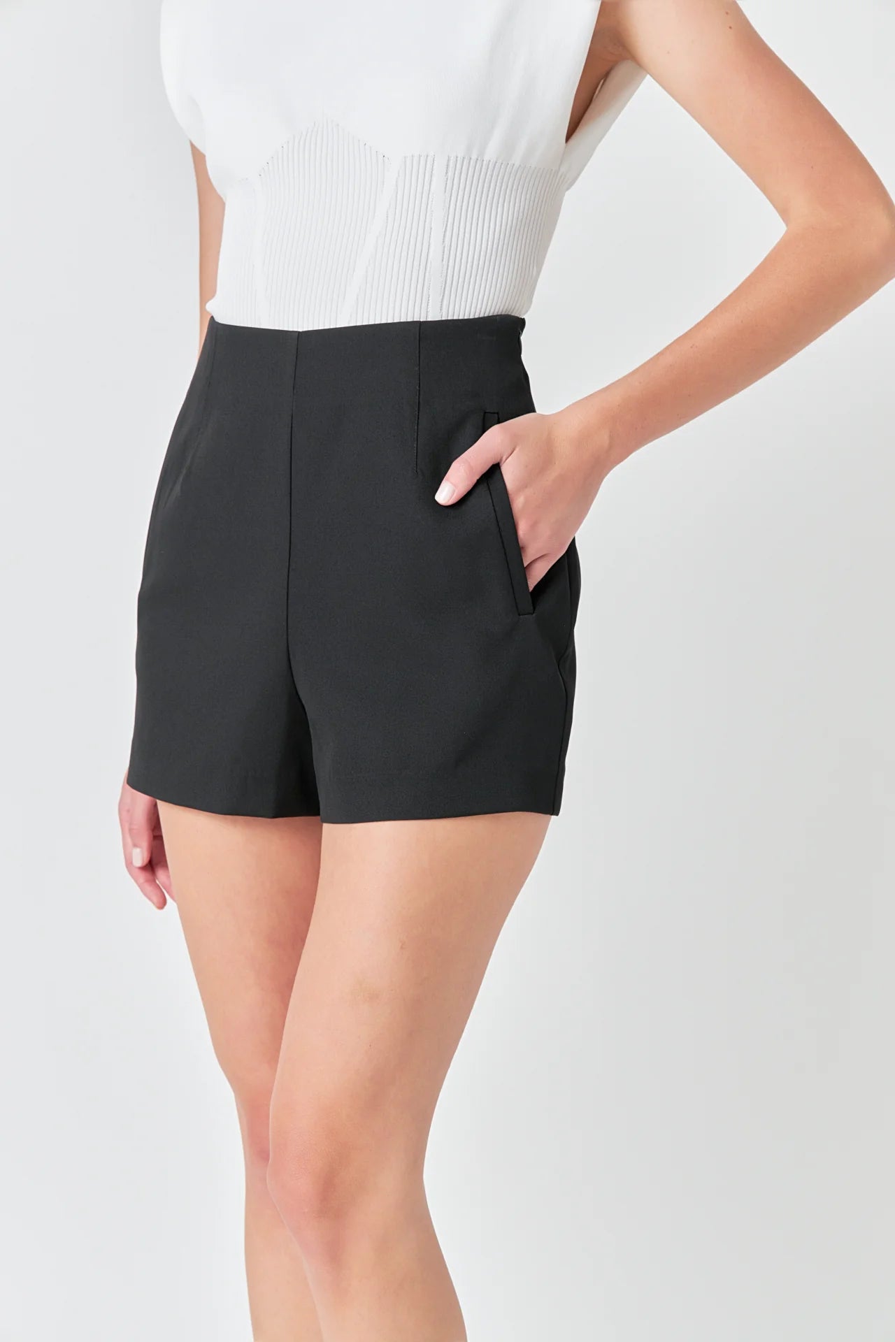 Onyx Structured Shorts