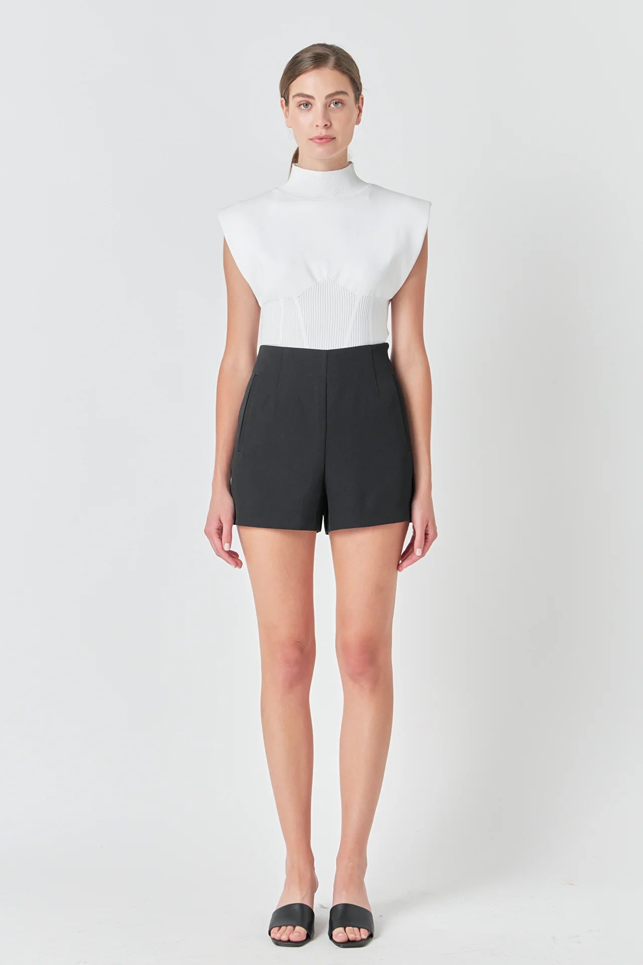 Onyx Structured Shorts