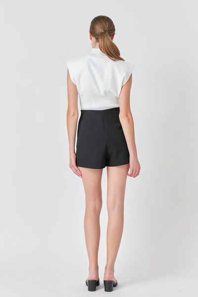 Onyx Structured Shorts