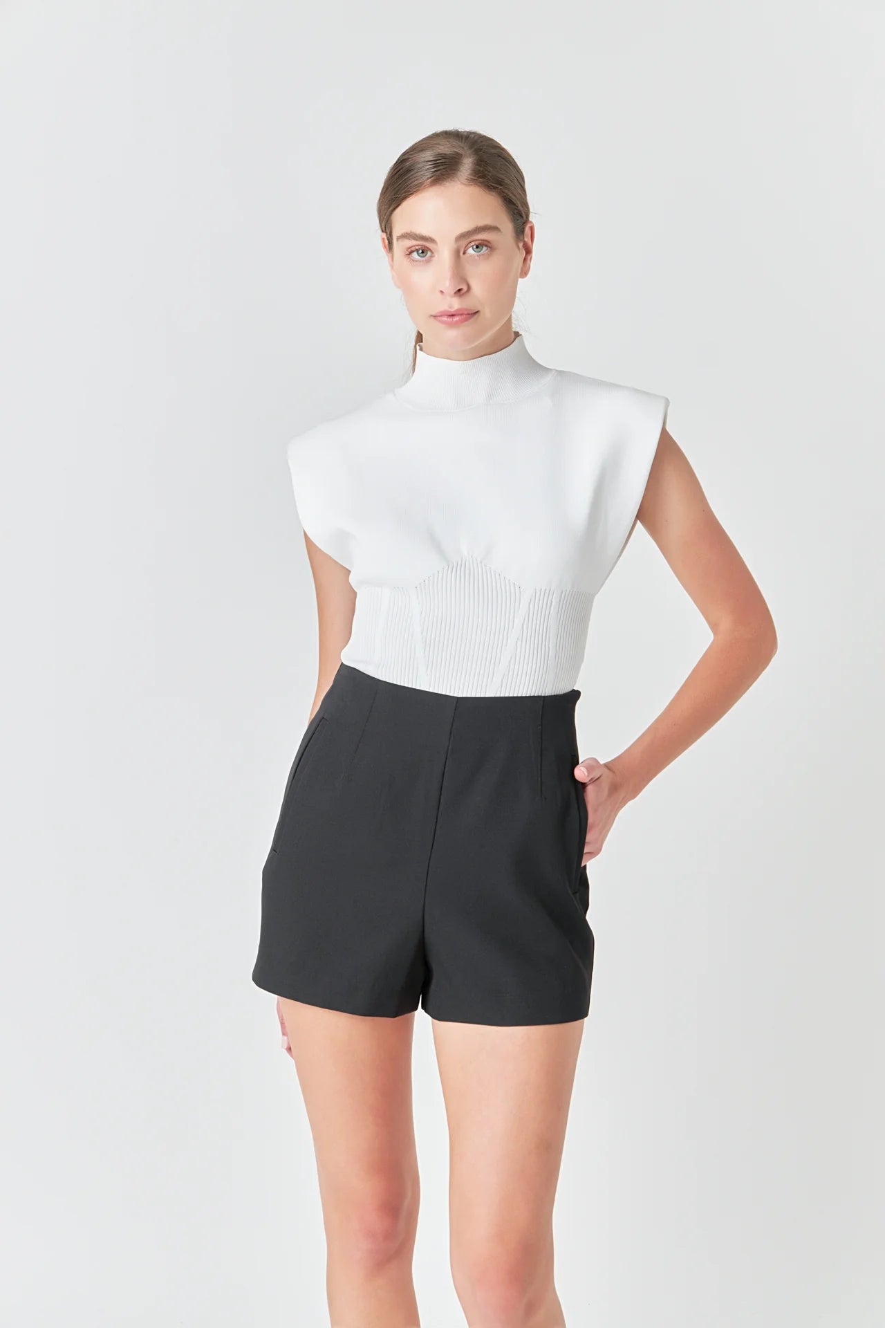 Onyx Structured Shorts